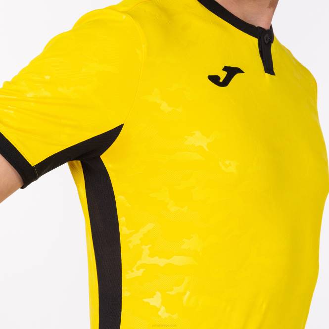 gömlek kısa kollu toletum ii Joma sarı siyah erkekler 0RJD4147