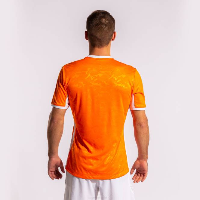 gömlek kısa kollu toletum ii Joma turuncu beyaz erkekler 0RJD4626