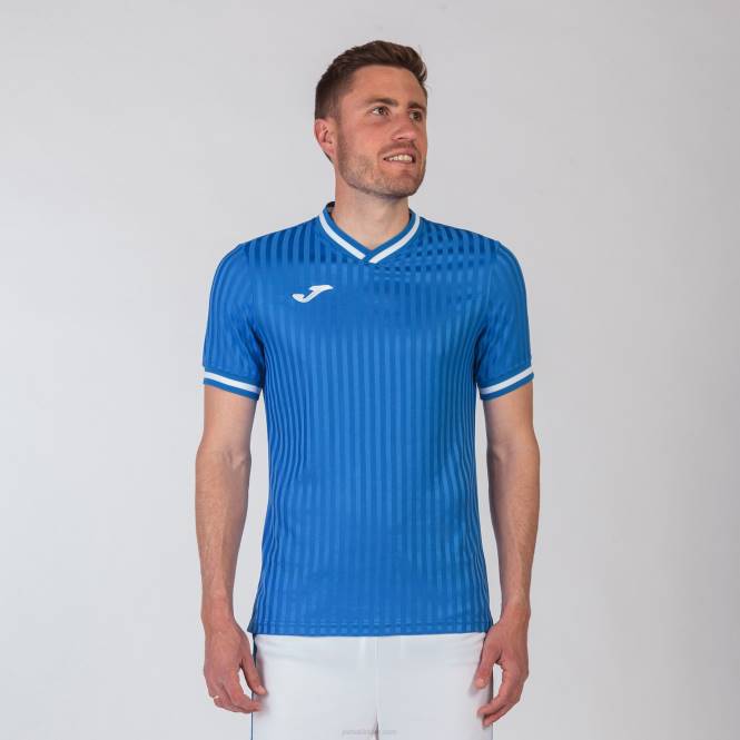 gömlek kısa kollu toletum iii Joma Kraliyet mavisi erkekler 0RJD1006