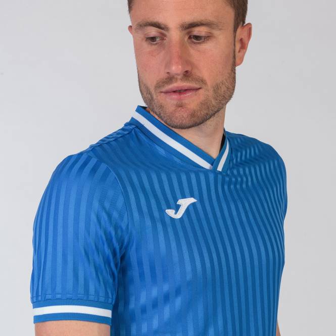 gömlek kısa kollu toletum iii Joma Kraliyet mavisi erkekler 0RJD1006