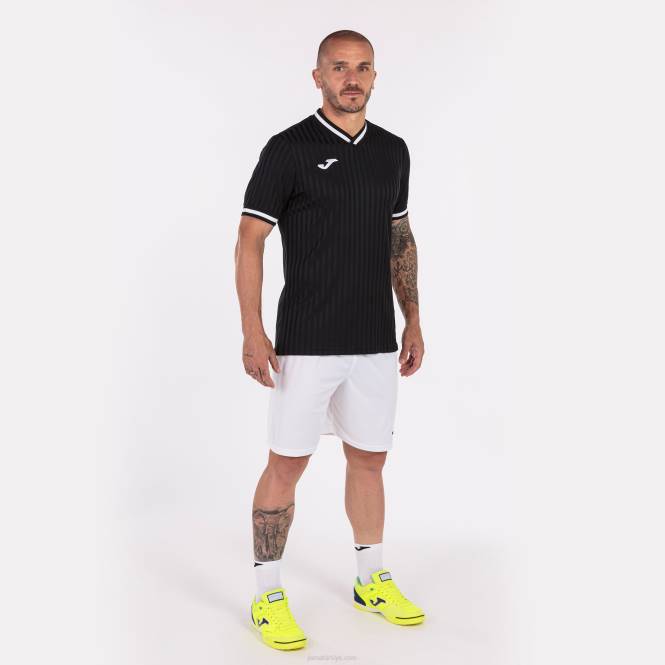 gömlek kısa kollu toletum iii Joma siyah erkekler 0RJD1347