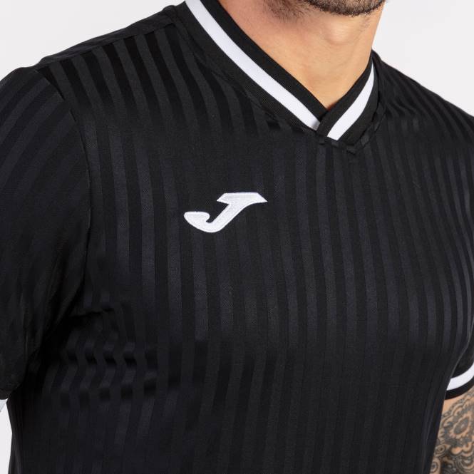 gömlek kısa kollu toletum iii Joma siyah erkekler 0RJD1347