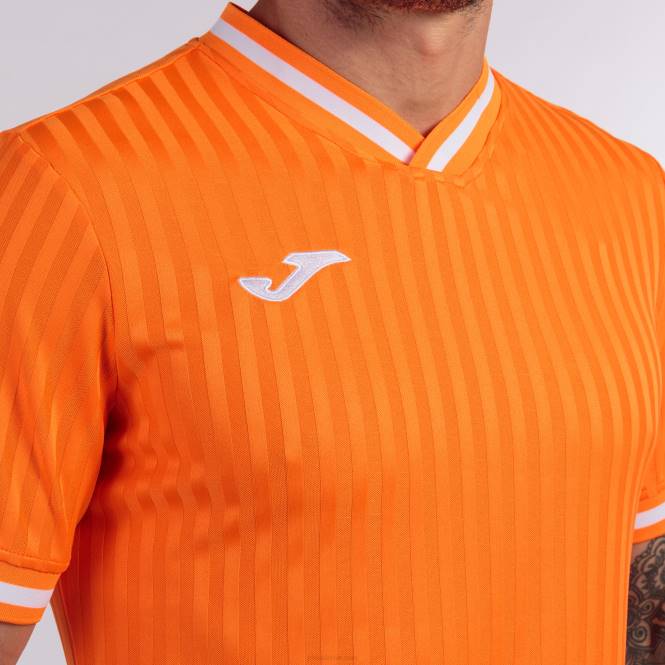 gömlek kısa kollu toletum iii Joma turuncu erkekler 0RJD739