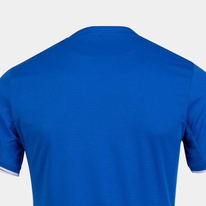 gömlek kısa kollu toletum iv Joma kraliyet mavisi beyaz erkekler 0RJD4524