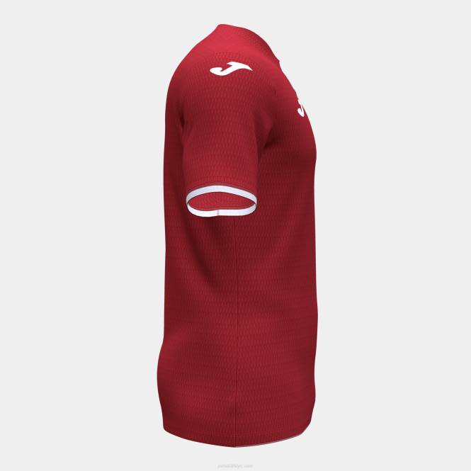 gömlek kısa kollu toletum iv Joma kırmızı beyaz erkekler 0RJD4368