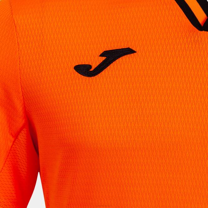 gömlek kısa kollu toletum iv Joma turuncu siyah erkekler 0RJD1516