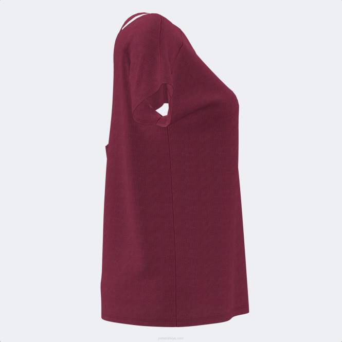 gömlek kısa kollu çekirdek Joma bordo kadınlar 0RJD2121