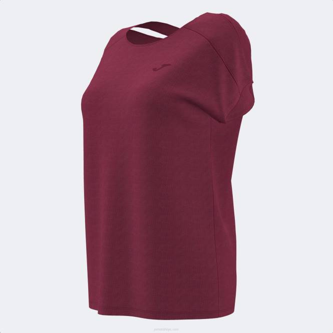 gömlek kısa kollu çekirdek Joma bordo kadınlar 0RJD2121