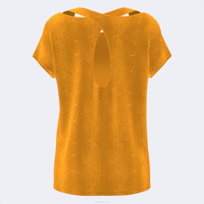 gömlek kısa kollu çekirdek Joma turuncu kadınlar 0RJD3899