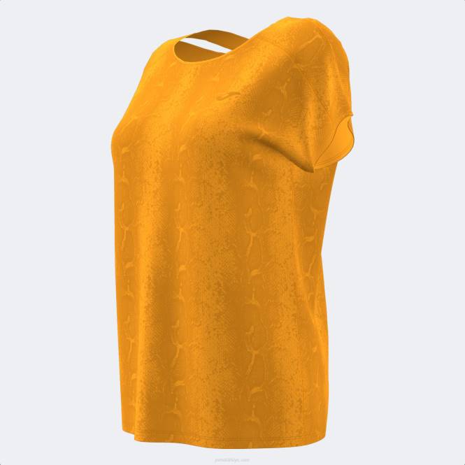 gömlek kısa kollu çekirdek Joma turuncu kadınlar 0RJD3899