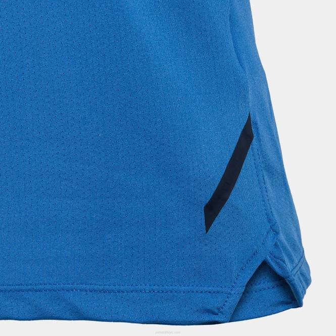 gömlek kısa kollu İtalyan tenis federasyonu Joma Kraliyet mavisi kadınlar 0RJD2058