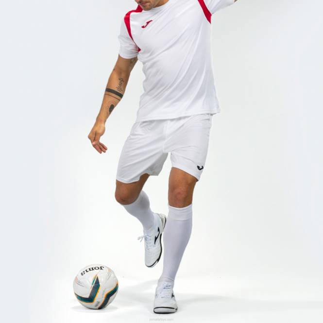 gömlek kısa kollu şampiyonluk v Joma Beyaz kırmızı erkekler 0RJD553