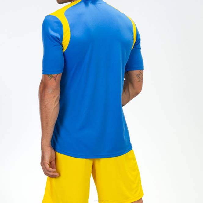 gömlek kısa kollu şampiyonluk v Joma kraliyet mavisi sarı erkekler 0RJD3468