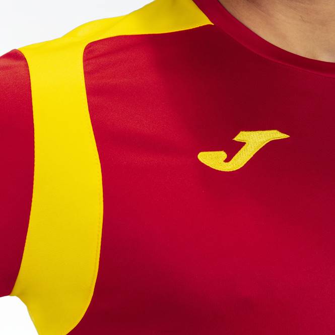gömlek kısa kollu şampiyonluk v Joma kırmızı Sarı erkekler 0RJD2948