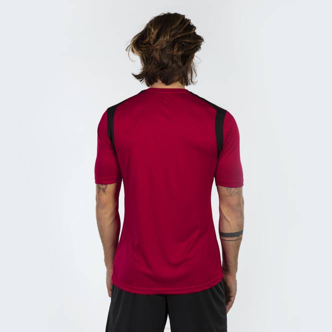 gömlek kısa kollu şampiyonluk v Joma kırmızı siyah erkekler 0RJD3212