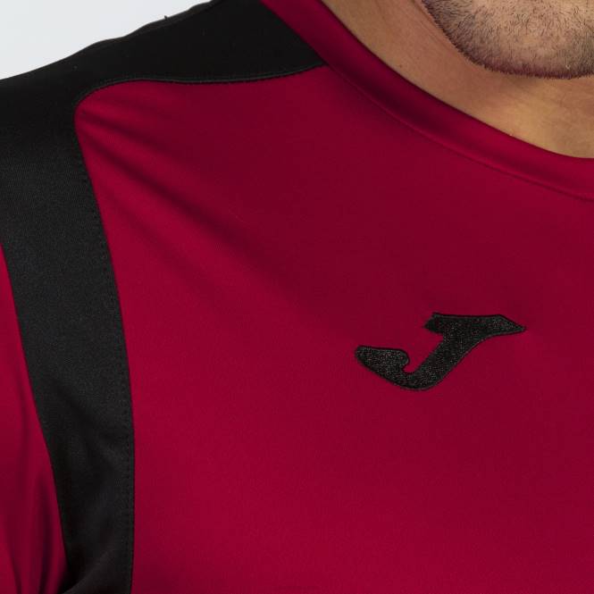 gömlek kısa kollu şampiyonluk v Joma kırmızı siyah erkekler 0RJD3212