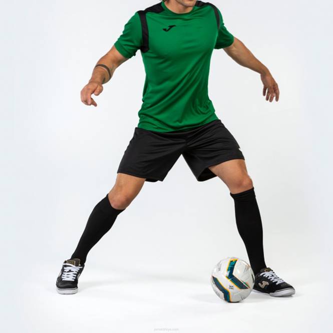 gömlek kısa kollu şampiyonluk v Joma yeşil siyah erkekler 0RJD1461