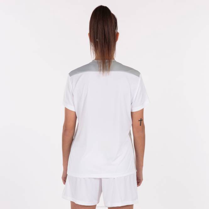 gömlek kısa kollu şampiyonluk vi Joma Beyaz Gri kadınlar 0RJD2661