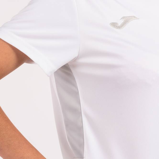 gömlek kısa kollu şampiyonluk vi Joma Beyaz Gri kadınlar 0RJD2661