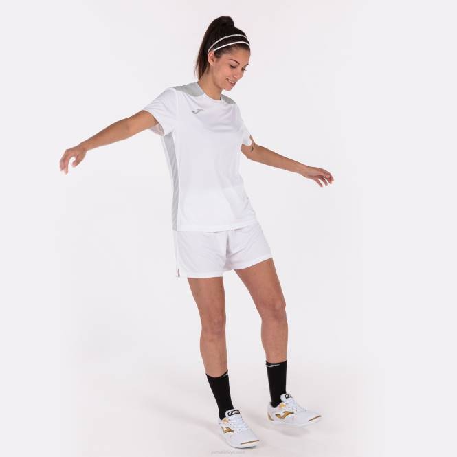 gömlek kısa kollu şampiyonluk vi Joma Beyaz Gri kadınlar 0RJD2661