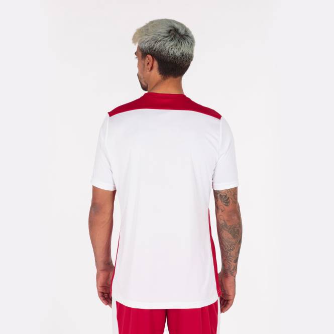 gömlek kısa kollu şampiyonluk vi Joma Beyaz kırmızı erkekler 0RJD4183