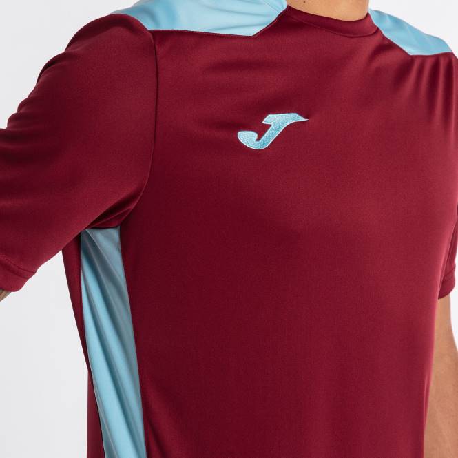 gömlek kısa kollu şampiyonluk vi Joma bordo gök mavisi erkekler 0RJD806