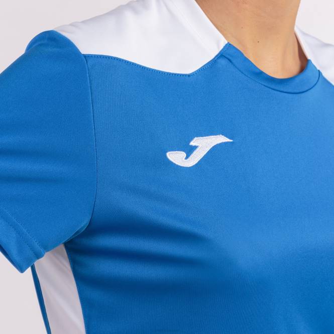 gömlek kısa kollu şampiyonluk vi Joma kraliyet mavisi beyaz kadınlar 0RJD2375