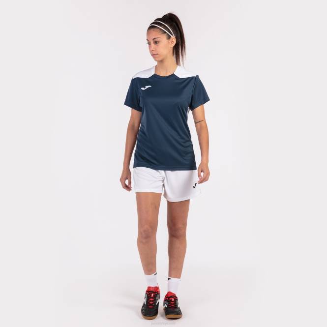 gömlek kısa kollu şampiyonluk vi Joma lacivert beyaz kadınlar 0RJD2002