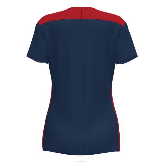 gömlek kısa kollu şampiyonluk vi Joma lacivert kırmızı kadınlar 0RJD2472
