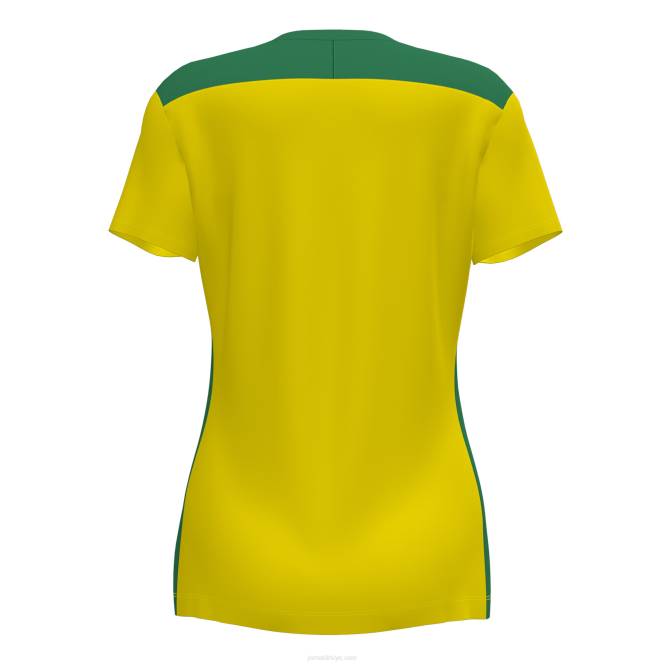 gömlek kısa kollu şampiyonluk vi Joma sarı yeşil kadınlar 0RJD3616
