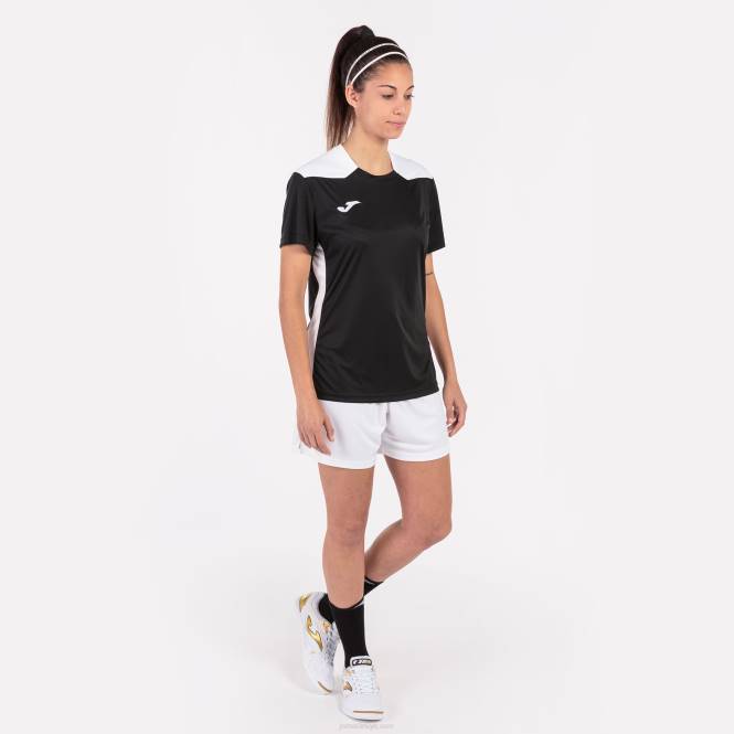 gömlek kısa kollu şampiyonluk vi Joma siyah beyaz kadınlar 0RJD2339