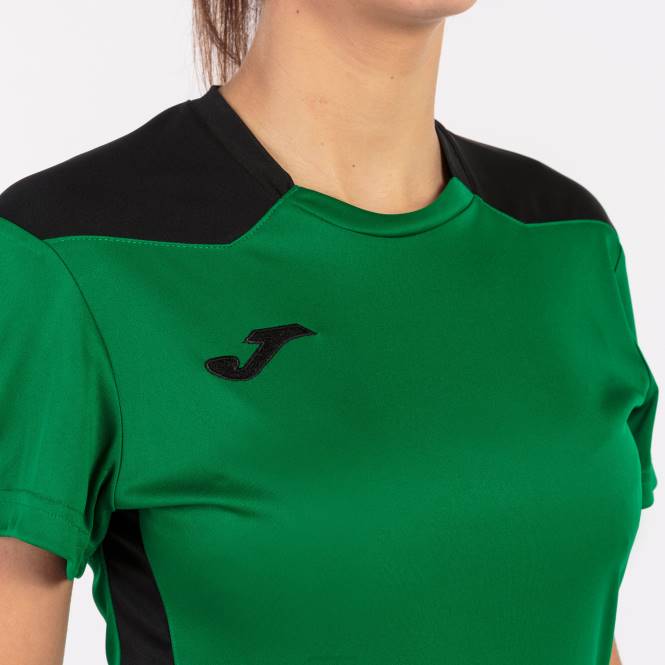 gömlek kısa kollu şampiyonluk vi Joma yeşil siyah kadınlar 0RJD2470