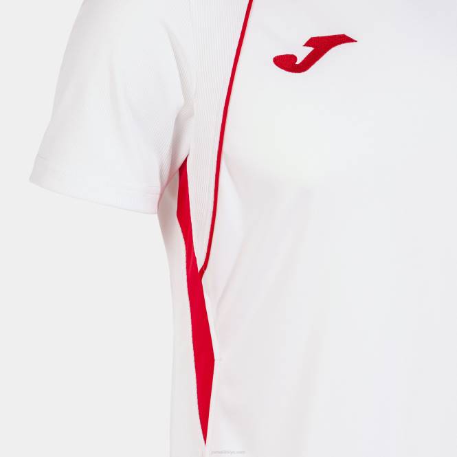 gömlek kısa kollu şampiyonluk vii Joma Beyaz kırmızı erkekler 0RJD2910