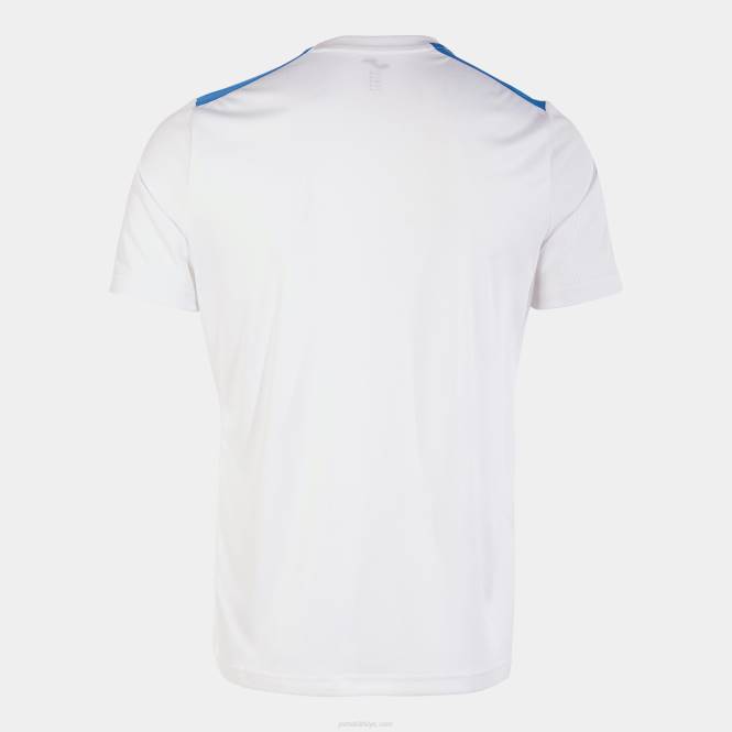 gömlek kısa kollu şampiyonluk vii Joma beyaz kraliyet mavisi erkekler 0RJD2916