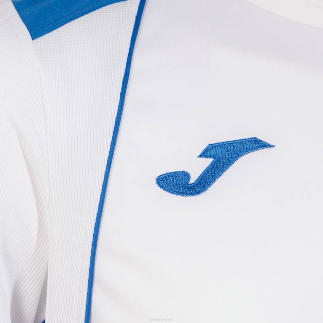 gömlek kısa kollu şampiyonluk vii Joma beyaz kraliyet mavisi erkekler 0RJD2916