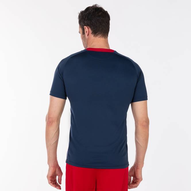 gömlek kısa kollu şehir Joma lacivert kırmızı erkekler 0RJD2846