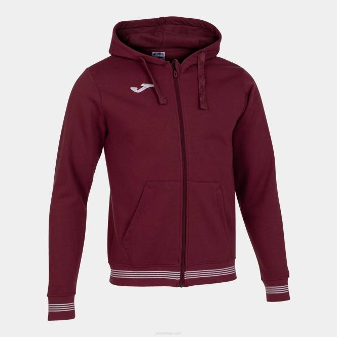 kapüşonlu ceket kampüs iii Joma bordo erkekler 0RJD4434