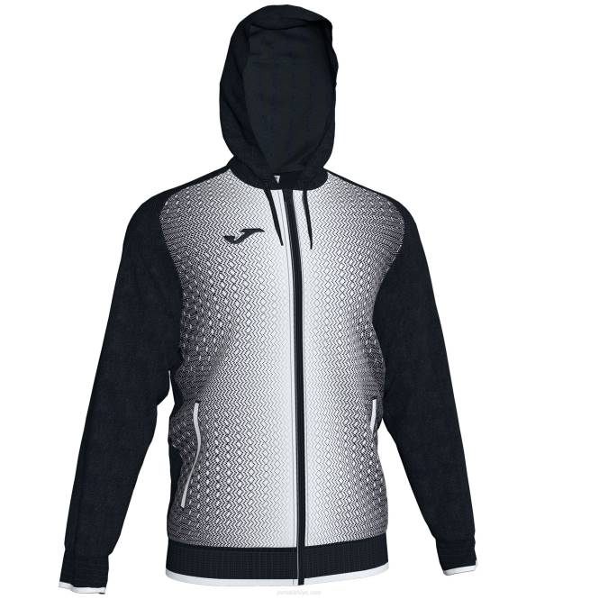 kapüşonlu ceket süpernova Joma siyah beyaz erkekler 0RJD1287