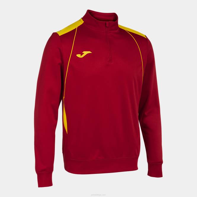 sweatshirt şampiyonası vii Joma kırmızı Sarı erkekler 0RJD590