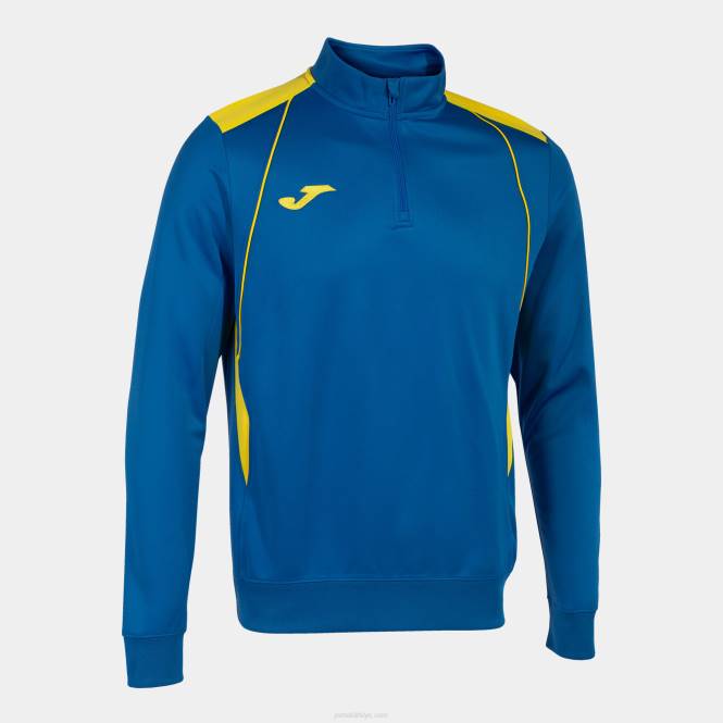 sweatshirt şampiyonası vii Joma kraliyet mavisi sarı erkekler 0RJD2918