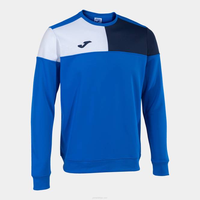 sweatshirt ekip v Joma kraliyet mavisi lacivert beyaz erkekler 0RJD7