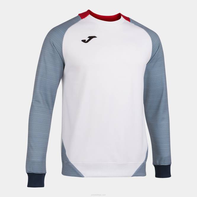 sweatshirt essential ii Joma beyaz lacivert kırmızı erkekler 0RJD1292