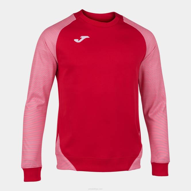 sweatshirt essential ii Joma kırmızı beyaz erkekler 0RJD566
