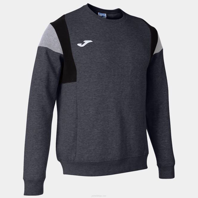 sweatshirt konforu iii Joma melanj grisi erkekler 0RJD1319
