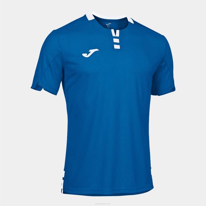 gömlek kısa kollu altın iv Joma kraliyet mavisi beyaz erkekler 0RJD1203
