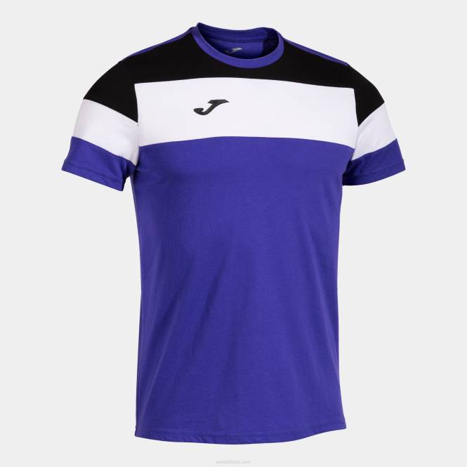 gömlek kısa kollu ekip iv Joma mor siyah erkekler 0RJD2843