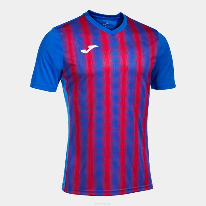 gömlek kısa kollu inter ii Joma kraliyet mavisi kırmızı erkekler 0RJD4573