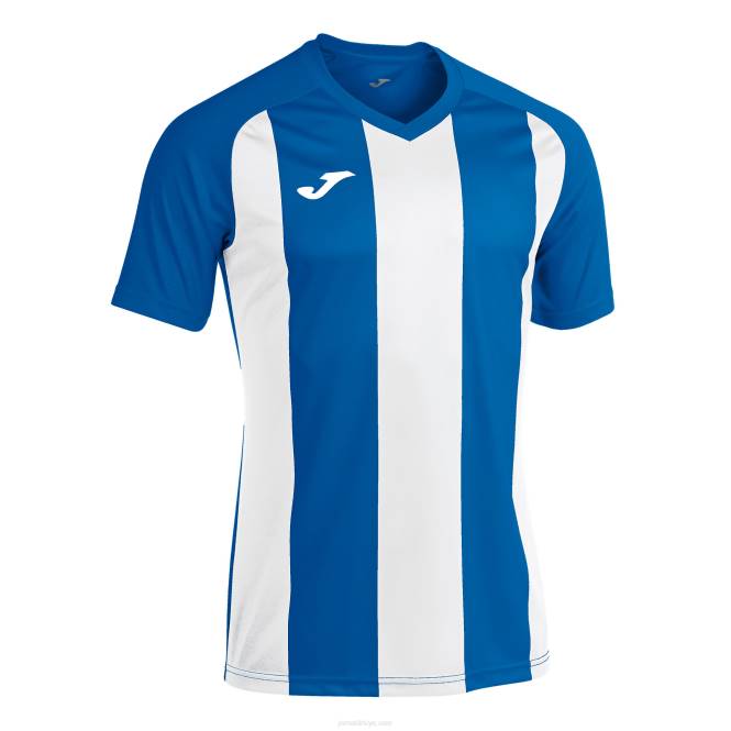 gömlek kısa kollu pisa ii Joma kraliyet mavisi beyaz erkekler 0RJD1489