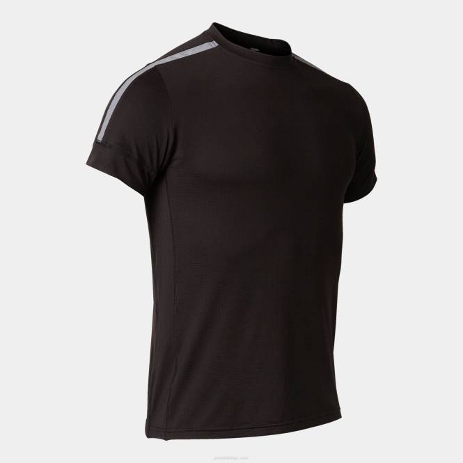 gömlek kısa kollu r-gece Joma siyah erkekler 0RJD4673