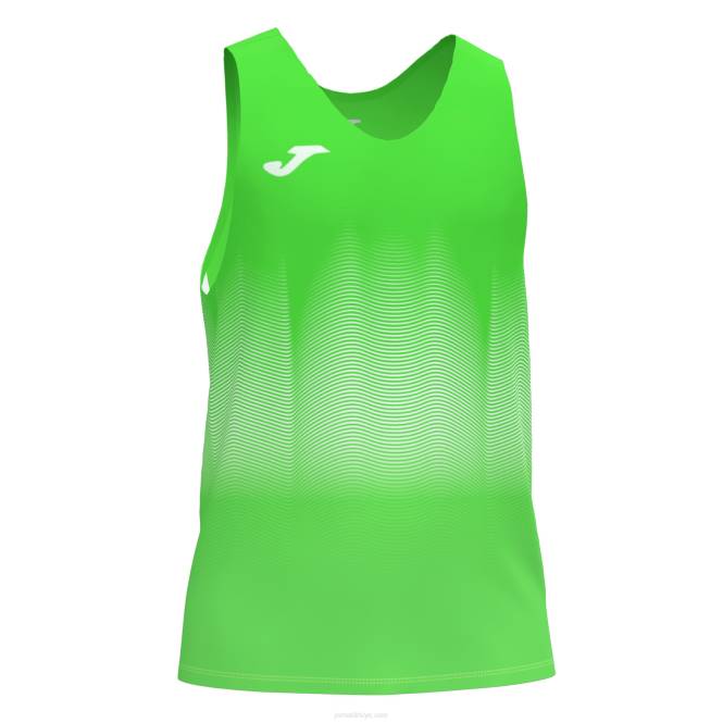 tank top elit vii Joma floresan yeşil beyaz erkekler 0RJD4131